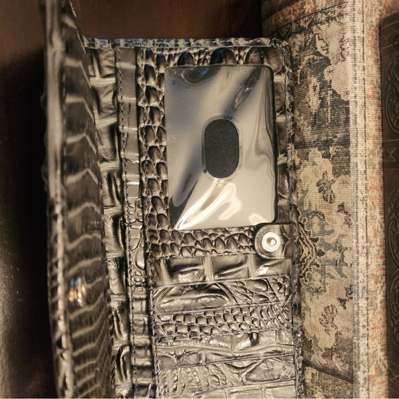 Brahmin Textured Black Wallet - Picture 3 of 5